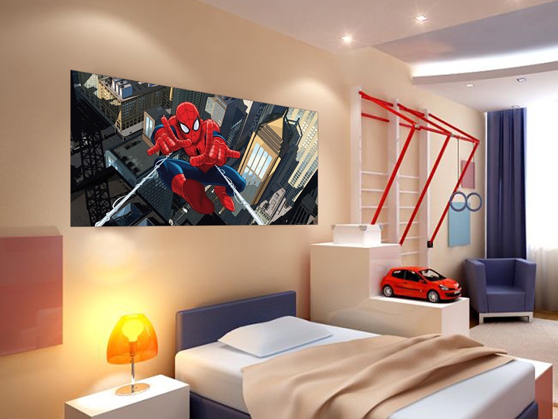 7 Desain Kamar  Tidur  Anak  Laki laki Tema Spiderman  
