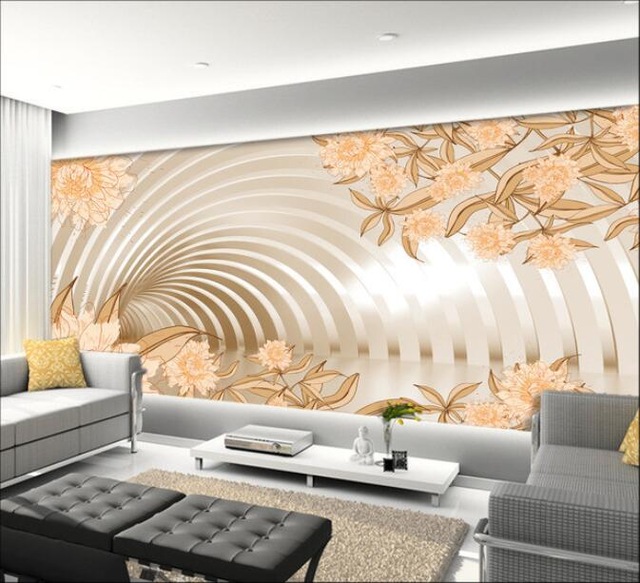 10 Contoh Wallpaper Dinding Ruang Tamu Elegan Nirwana 