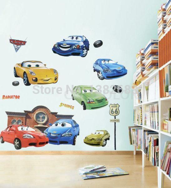 10 Wallpaper  Dinding  Kamar Anak Motif Cars Nirwana Deco 