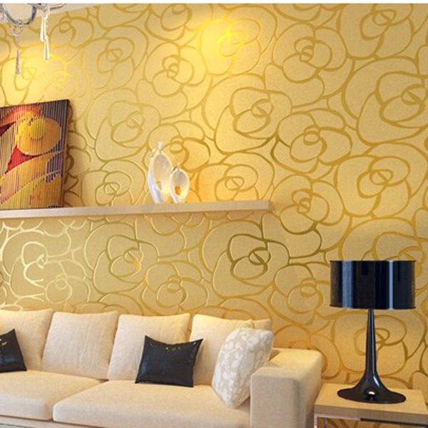 10 Contoh Wallpaper Dinding Ruang Tamu Elegan Nirwana 