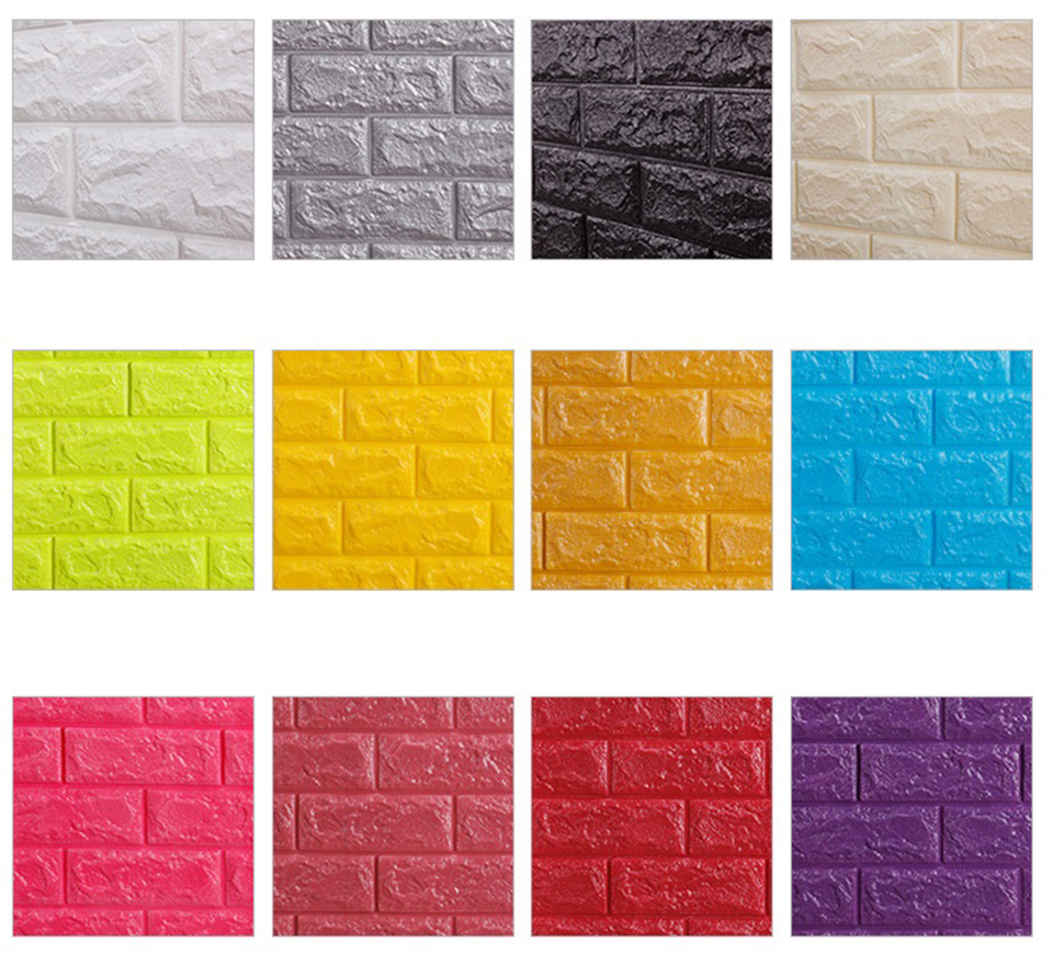  3D  Brick Wall Foam  Harga Murah Nirwana Deco Jogja