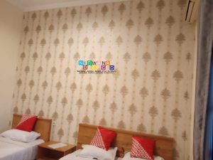 Pemasangan Wallpaper Di Hotel Shafira